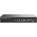 Grandstream Networks Dispositivo de Convergencia de Redes GCC6020 / Router VPN / Firewall de Próxima Generación / IP PBX / Switch de Red / 4 Puertos Gigabit Ethernet / 1 Puerto SFP+ 10 Gigabit / 1 Puerto 2.5 Gigabit / Administración en la Nube GDMS / Mont
