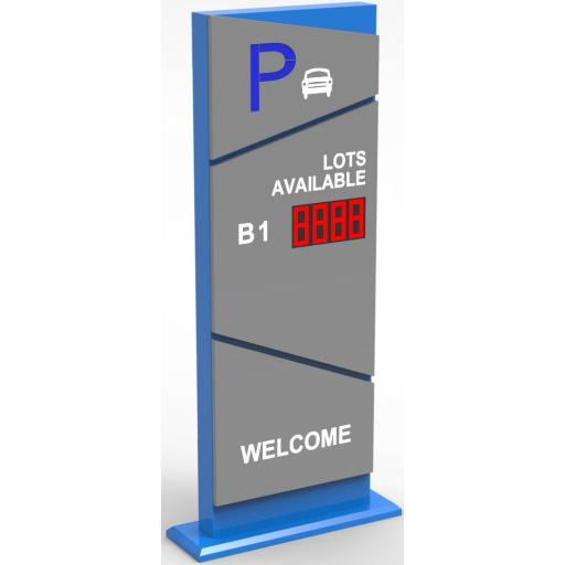 [HIKVISIONDIGITALTECHNOLOGY_DS-TVB200(1MODULE)] Hikvision Digital Technology Pantalla Principal de Guía de Estacionamiento / 1 Módulo / Mensaje de Bienvenida / Uso con Aplicación de Guía de Estacionamiento