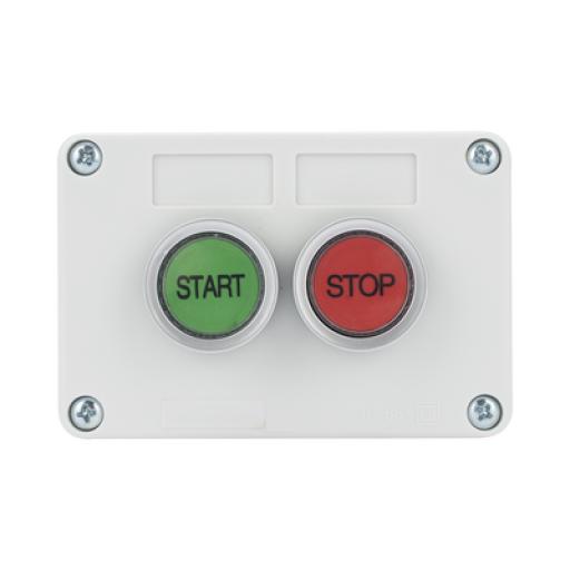 AccessPRO Botonera Doble Para Barreras Vehiculares, Operadores Corredizos y Abatibles.