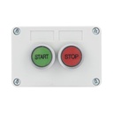 AccessPRO Botonera Doble Para Barreras Vehiculares, Operadores Corredizos y Abatibles.