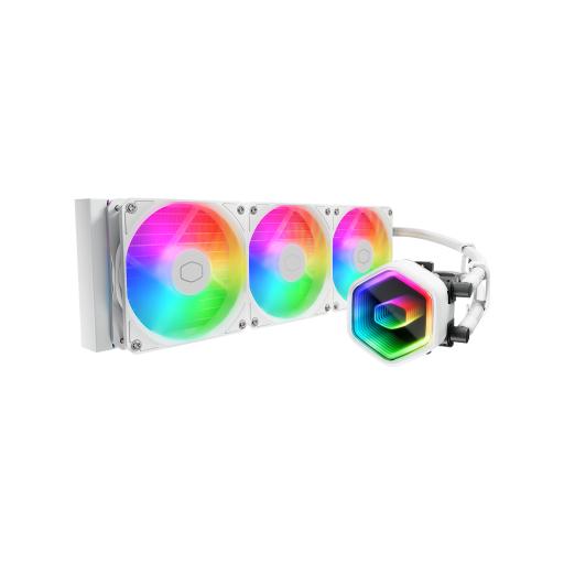 [COOLERMASTER_MLW-D36M-A18PA-RW] VENTILADOR P/CPU COOLER MASTER (MLW-D36M-A18PA-RW) MASTERLIQUID 360 CORE II WHITE EDITION