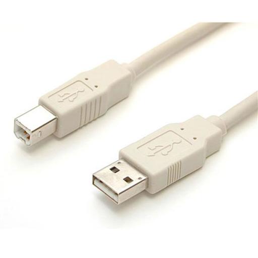 StarTech.com CABLE USB 2.0 BEIGE DE 1.8M A MACHO A B MACHO PARA IMPRESORA