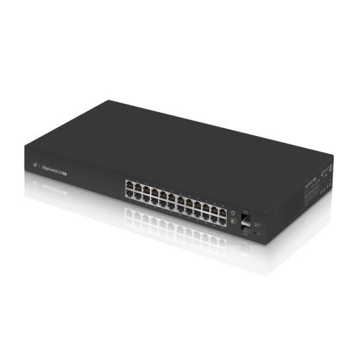 [UBIQUITINETWORKS_ES-24-LITE] Ubiquiti Networks Switch EdgeMAX administrable de 24 puertos Gigabit + 2 Puertos SFP Gigabit