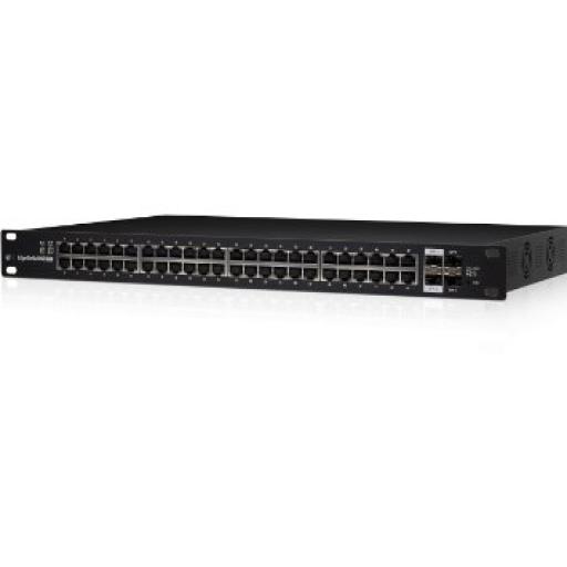 [UBIQUITINETWORKS_ES-48-LITE] Ubiquiti Networks Switch EdgeMAX administrable de 48 puertos Gigabit + 2 Puertos SFP Gigabit + 2 Puertos SFP+ 10 Gb