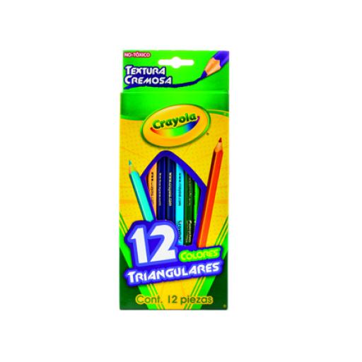 Crayola Lapices de Colores Crayola Triangulares con 12 piezas