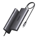 Ugreen HUB USB-C (Docking Revodok Pro 210) 10 en 1 | 2 Puertos HDMI 8K,4K@60Hz | 3 USB-A | USB-C (5Gbps) | USB-C PD Carga 100W | RJ45 (Gigabit Ethernet) | Lector Tarjetas SD + Micro SD (TF) Simultáneo | Carcasa de Aluminio.