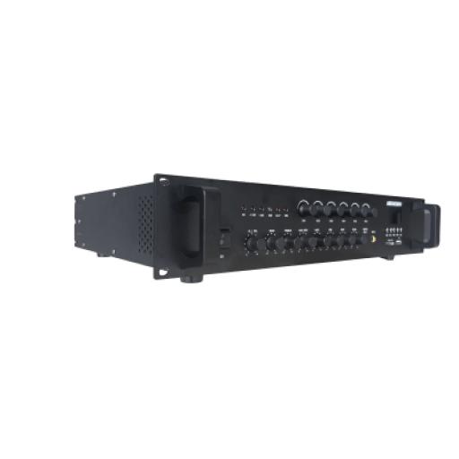 Hikvision Digital Technology Amplificador de Audio  / 6 Canales / 120W / Conexión Bluetooth / 70 | 100V COM  / Uso Interior 