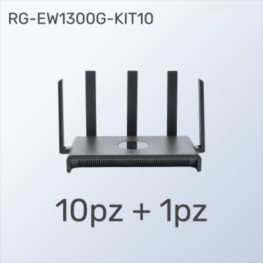 RUIJIE KIT BUEN FIN Router RG-EW1300G, 11 Piezas al Precio de 10
