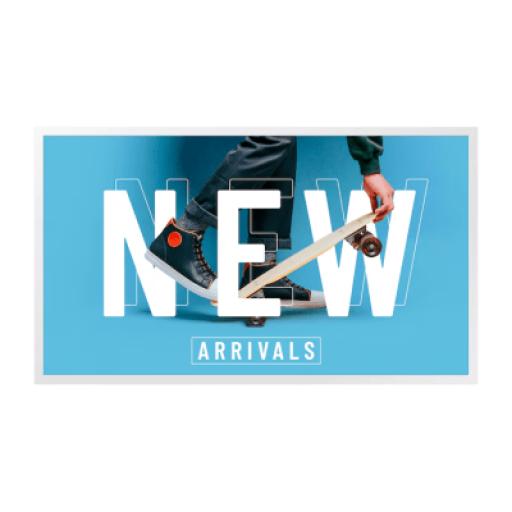 Samsung E-PAPER para publicidad digital, bateria incluida, hasta 6 colores uso 24/7, VESA 200x200