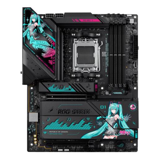MOTHERBOARD ASUS (ROG STRIX X870E-H GAMING MIKU) SOCKET AM5,4*DDR5,HDMI,2*USB4,PCI-E 5.0,ATX