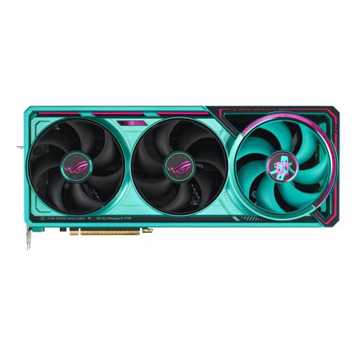 TARJETA DE VIDEO ASUS (ROG-ASTRAL-RTX5080-O16G-MIKU-W) 16GB GDDR7, 256BIT, PCI-E 5.0,2*HDMI,3*DP,TRI FAN