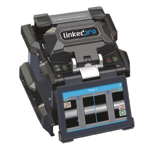 [LINKEDPROBYEPCOM_LP-FS-PRO-X7] LINKEDPRO BY EPCOM Fusionadora de Fibra Óptica con GPS para Fibra Óptica Multimodo y Monomodo / Alineación por Núcleo / 6 Motores para Mejor Precisión en el Empalme / Capacitación básica virtual gratuita