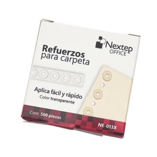 [NEXTEP_NE-013X] Nextep Etiquetas Nextep Refuerzo para Carpeta Transparentes C/500