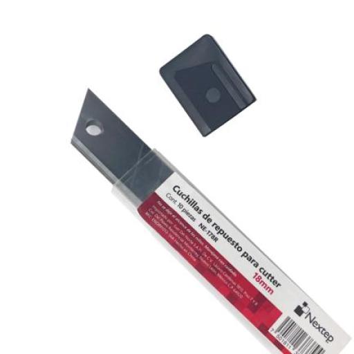 [NEXTEP_NE-178R] Nextep Cuchillas de Repuesto para Cutter Nextep 18mm C/10
