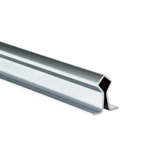 COMUNELLO Guía de Piso Para Ruedas Tipo V de 6m / Para Empotrar / Fabricada en Acero Galvanizado
