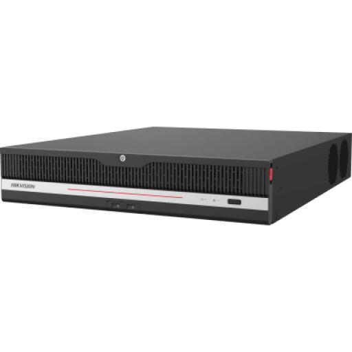 Hikvision Digital Technology [AcuSeek] NVR 32 Megapixel (8K) / 64 Canales IP / 8 Bahías de Disco Duro / 2 Tarjetas de Red / Soporta RAID / HDMI en 4K  / Reconocimiento Facial / Bases de Datos / Hasta 100,000 Fotografías