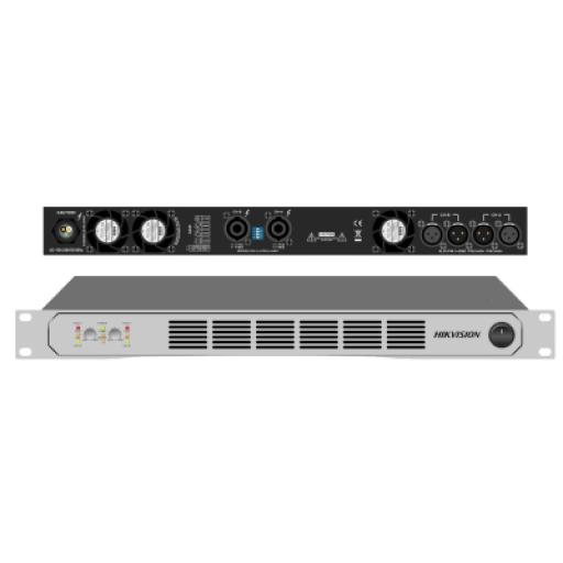 [HIKVISIONDIGITALTECHNOLOGY_DS-QAPAR25-2] Hikvision Digital Technology Amplificador de Potencia Profesional DS-QAPAR25-2 / 250W 2-Zonas / Clase D / Eficiencia 90% / Modos Estéreo y Puente / PFC de Banda Ancha / Protección Integral / 1U Compacto