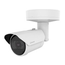 HANWHA VISION Camara Bullet IP IA 8MP / Zoom Varifocal Motorizado 4.4-9.3mm (2.1x) / Inteligencia Artificial Persona-Vehiculo-Placa / WDR 120dB / IP67 IK10 / WiseIR 40m / PoE 