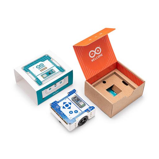 ARDUINO LLC Robot Educativo Arduino® Alvik / Nano ESP32 + STM32 Cortex-M4 / WiFi + Bluetooth LE / Sensores RGB Color + ToF 350 cm + IMU 6-Axis / Motores DC con Encoder / Programación MicroPython + Arduino C + Blocks / Compatibilidad LEGO® Technic&trade