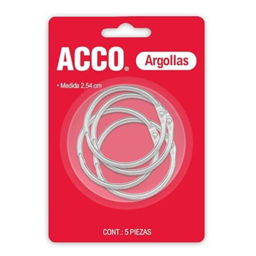 [ACCO_P1109] Acco Argollas Acco 1 Blister 5pzs
