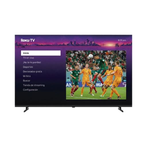 [SYSCOM_CK50-Q1] Syscom SmartTV QLED 4K UHD 50 Pulgadas / Resolución 3840x2160 / 1GB DDR4 RAM / 8W+8W Audio / 3 HDMI con ARC-CEC / Smart TV ROKU / VESA 200x200 mm