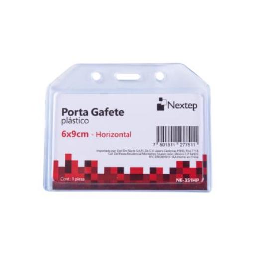 [NEXTEP_NE-351HP] Nextep Porta Gafete Plastico Horizontal Nextep 6x9cm C/10