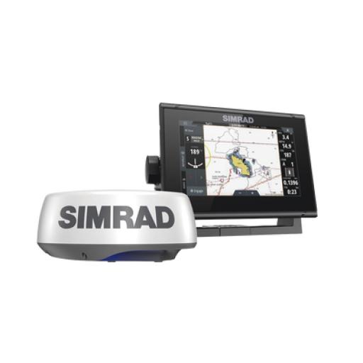 Simrad Kit de Radar HALO20+ de 36 Millas Náuticas y pantalla serie GO7