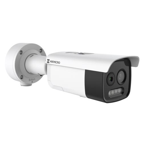[HIKVISIONDIGITALTECHNOLOGY_HM-TD2628-3/G1/T3A] Hikvision Digital Technology HIKMICRO Cámara Bala IP Térmica y Óptica Biespectral / Análisis de Video con GUANLAN AI / Detección Térmica de Incendios y Humos / Medición de Temperatura -20°C a 150°C / Térmica 256 x 192 / 