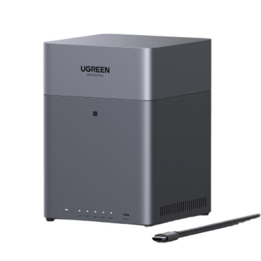 Ugreen NASync DXP4800 | SO UGOS Pro |  Intel N100 12th Gen Intel® Quad Core™ | 4-Bahias (SATA) hasta 96TB | 2* M.2 SSD hasta 16TB| 8GB DDR5 (Exp. a 16GB) | 2.5Gb Dual Ethernet | HDMI 4K | 2* USB2.0 | 1*USB 3.2Gen | 1* USB 3.2Gen2 | 1*USB-C 3.2Gen2 | SD