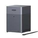 Ugreen NASync DXP4800 | SO UGOS Pro |  Intel N100 12th Gen Intel® Quad Core™ | 4-Bahias (SATA) hasta 96TB | 2* M.2 SSD hasta 16TB| 8GB DDR5 (Exp. a 16GB) | 2.5Gb Dual Ethernet | HDMI 4K | 2* USB2.0 | 1*USB 3.2Gen | 1* USB 3.2Gen2 | 1*USB-C 3.2Gen2 | SD