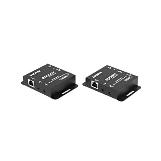 [EPCOM_EPC-EDA50SEA] Epcom Extensor Audio HDMI eARC | 50 Metros | CAT5e/6 | Soporte Dolby Atmos DTS-HD | IR Bidireccional | CEC Passthrough | Carcasa Metálica