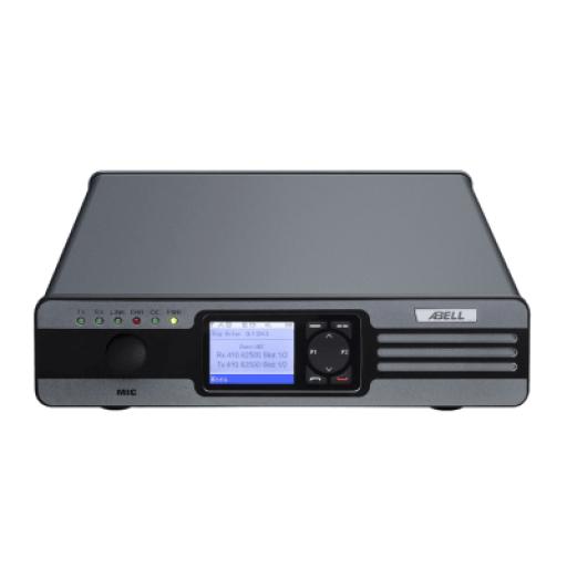 ABELL Repetidor de Frecuencia Única / Rango de Frecuencia UHF 400-470 MHz / Capacidad 1600 Canales / Pantalla LCD IPS 2.0 pulgadas / Ligero 3.2 kg / Protocolo ETSI TDMA DMR / Alimentación AC-DC