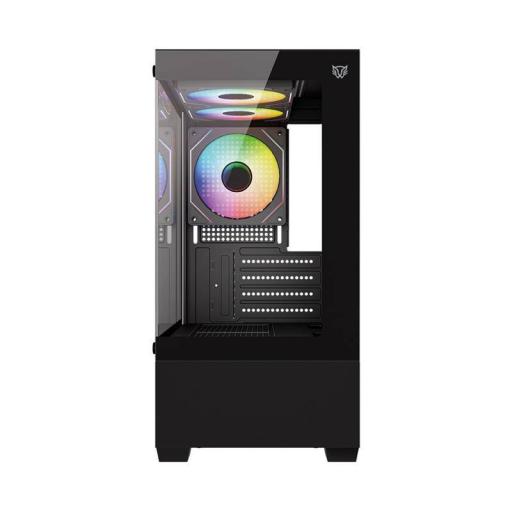 [BALAMRUSH_BR-943918] GABINETE BALAM RUSH(BR-943918)NITROX GLOW CRYSTAL 4700C,MAX M-ATX,S/FUENTE,1*USB A 3.0, PANEL/FRENTE CRISTAL,NEG