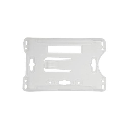 AccessPRO Porta tarjeta de plastico ABS / Transparente / Compatible con tarjetas ACCESSCARDEPC / PROCARDX o Formato CR80