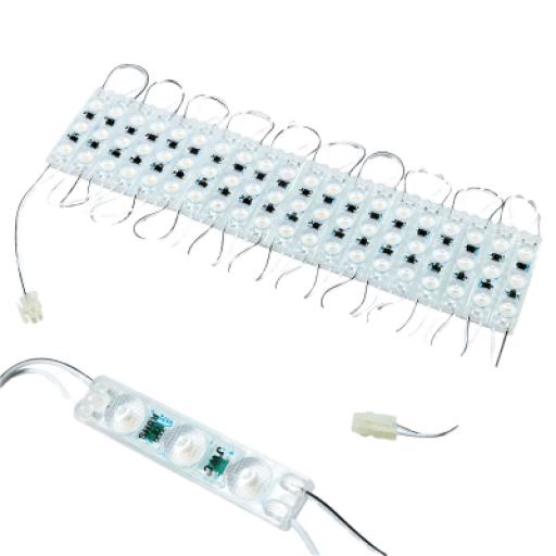 JWJ Módulo LED Resistente a Intemperie / 4500 Lúmenes / 110V / Luz Cálida 2 700 K / Hasta 20 Módulos en Serie / No Requiere Transformador.