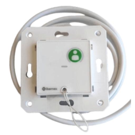 [IBERNEX_NX0067/C] IBERNEX Módulo Asistencial de Empotrar IP67 / Material ABS Antimicrobiano / Botón Cancelación / Indicador Luminoso de Alarma y Presencia / RS485 / Compatible Cajas Europeas y Americanas