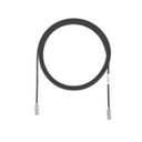 Panduit Cable de Parcheo TX6, UTP Cat6, Diámetro Reducido (28AWG), Color Negro, 16.76 Metros (55 Pies)
