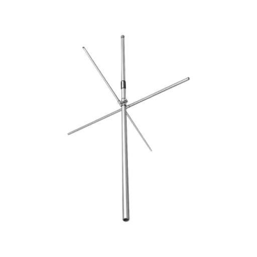 Sinclair Antena Omni en Banda Aérea con Plano de Tierra, 118-138 MHz, 2.5 dBd, Ajustable el Ancho de Banda desde 1.6-2.1 %, 250 Watt, N Macho.