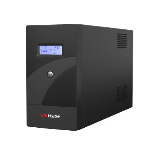 Hikvision Digital Technology UPS de 2000 VA / 1200 W / Pantalla LCD / Protección Contra Sobrecarga y Descarga / Entrada y Salida 120 VCA / 4 Tomas NEMA 5-15R 