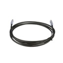 Panduit Cable de Parcheo UTP, Cat6A, 24 AWG, CM, Color Negro, 7.92 Metros (26 Pies)