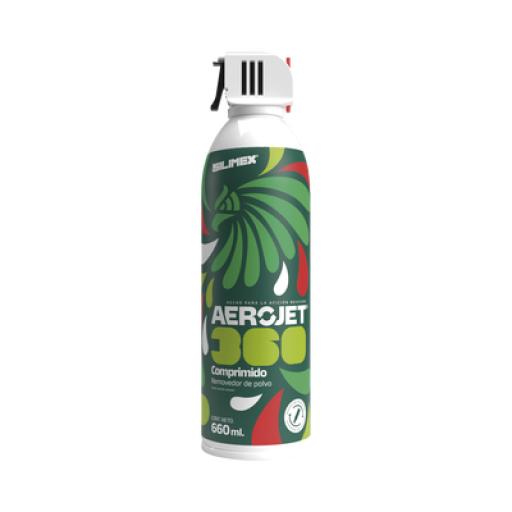 Silimex Removedor de polvo y residuos (aire comprimido) con aplicación 360º para limpieza de equipos electrónicos, válvula anti-estallamiento, 660 ml