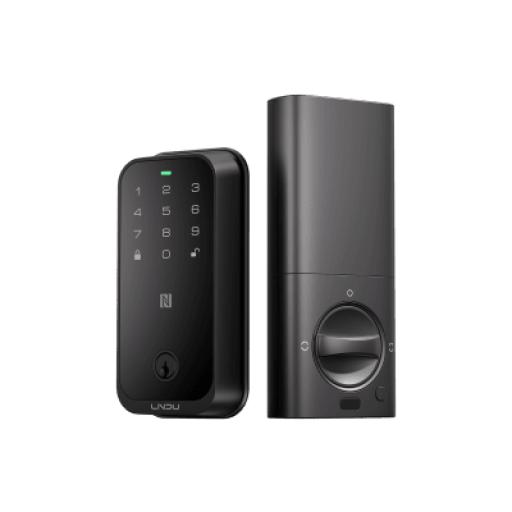 [LNDU_HK01W] LNDU Cerradura Inteligente con Huella Digital LNDU HK01W / WiFi Integrado / Compatible Apple HomeKit / Teclado Táctil / 8 Baterías AA / Escaneo iPhone-Apple Watch-Fob / Bloqueo Manual y Automático / Exterior IP54
