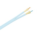 Panduit Cable de Fibra Óptica de 2 Hilos, Multimodo OM3 50/125 Optimizada, Interior, Tight Buffer 900um, No Conductiva (Dieléctrica), OFNP (Plenum), Precio Por Metro