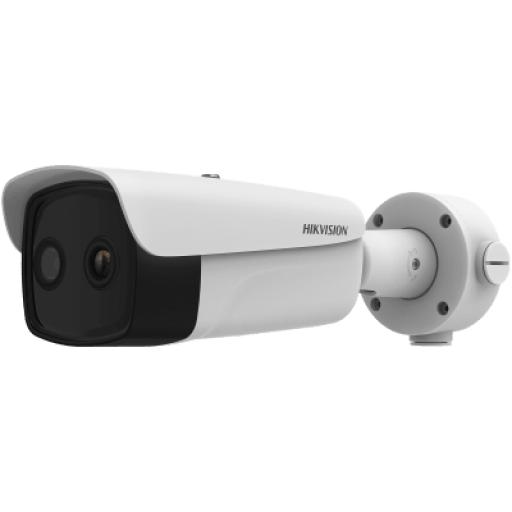 [HIKVISIONDIGITALTECHNOLOGY_HM-TD2638-25/G1/T3Y] Hikvision Digital Technology Bala IP Dual / Térmica 25 mm (384 X 288 ) / Óptico 12.4 mm (4 Megapixel) / 100 mts IR / IP67 / PoE / VCA 3.0 / NEMA 4X / Termométrica / Detección de Temperatura y Fuego / Micro SD
