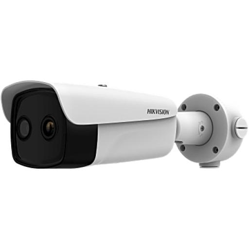 [HIKVISIONDIGITALTECHNOLOGY_HM-TD2638-15/G1/T3Y] Hikvision Digital Technology (HIKMICRO) Cámara Bullet IP Dual Térmica 15.4 mm (384×288) / Óptica 8 mm (4 Megapixel) / IA GUANLAN / 75 m IR / IP67 / IK10 / NEMA 4X / PoE / Termométrica -20°C a 150°C / Detección Fuego y Humo / TP