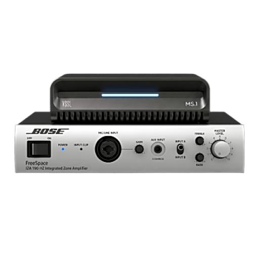 [VSSL_MS1/190HZ] VSSL KIT Amplificador IZA190HZ y Streamer de Audio Modular MS.1 | PoE + USB-C | HDMI eARC + Óptica + RCA | Bluetooth LE Audio | WiFi | Control4-Crestron-Elan-RTI-URC-Savant-Lutron | AirPlay2-GoogleCast-SpotifyConnect
