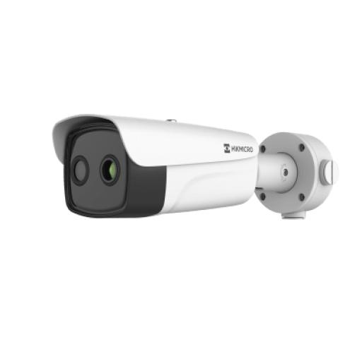 [HIKMICRO_HM-TD2638-35/G1/T3Y] HIKMICRO Cámara Bullet Dual Térmica y Óptica/ 256×192 Térmico + 5MP Óptico / IA para Detección Humana y Vehicular / Medición Temperatura -20°C a 150°C / Detección Fuego y Fumadores / IP67