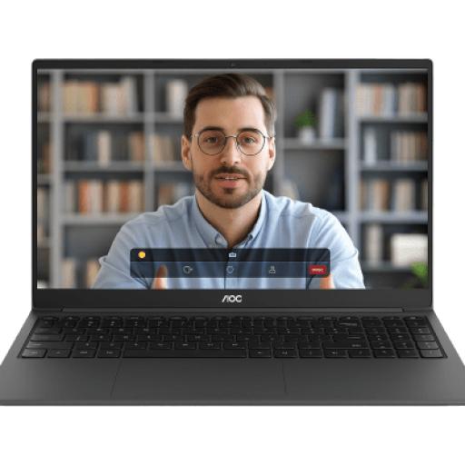 AOC Laptop AOC AP15 / Intel Alder Lake N97 / 16 GB RAM DDR4 / 512 GB SSD / Wi-Fi 5 / Bluetooth 4.2 / Windows 11 / Puertos USB 3.0-3.2-USB-C-HDMI