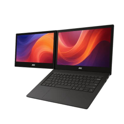 AOC Laptop / Procesador Intel i7-1255U / 16 GB DDR4 / 1 TB SSD / Pantalla 14" Full HD (1920×1080) / Wi-Fi / Bluetooth 5.2 / Windows 11 / Intel Iris Xe Graphics