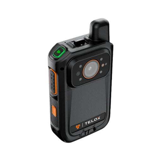 [TELOX_CP680] TELOX   Bodycam IP67 4G LTE Android 12 / Con Funciones de Radio POC / Pantalla Táctil de 2" / Soporta llamadas Telefónicas y Mensajes SMS /Descarga de Vídeo automática con estación
